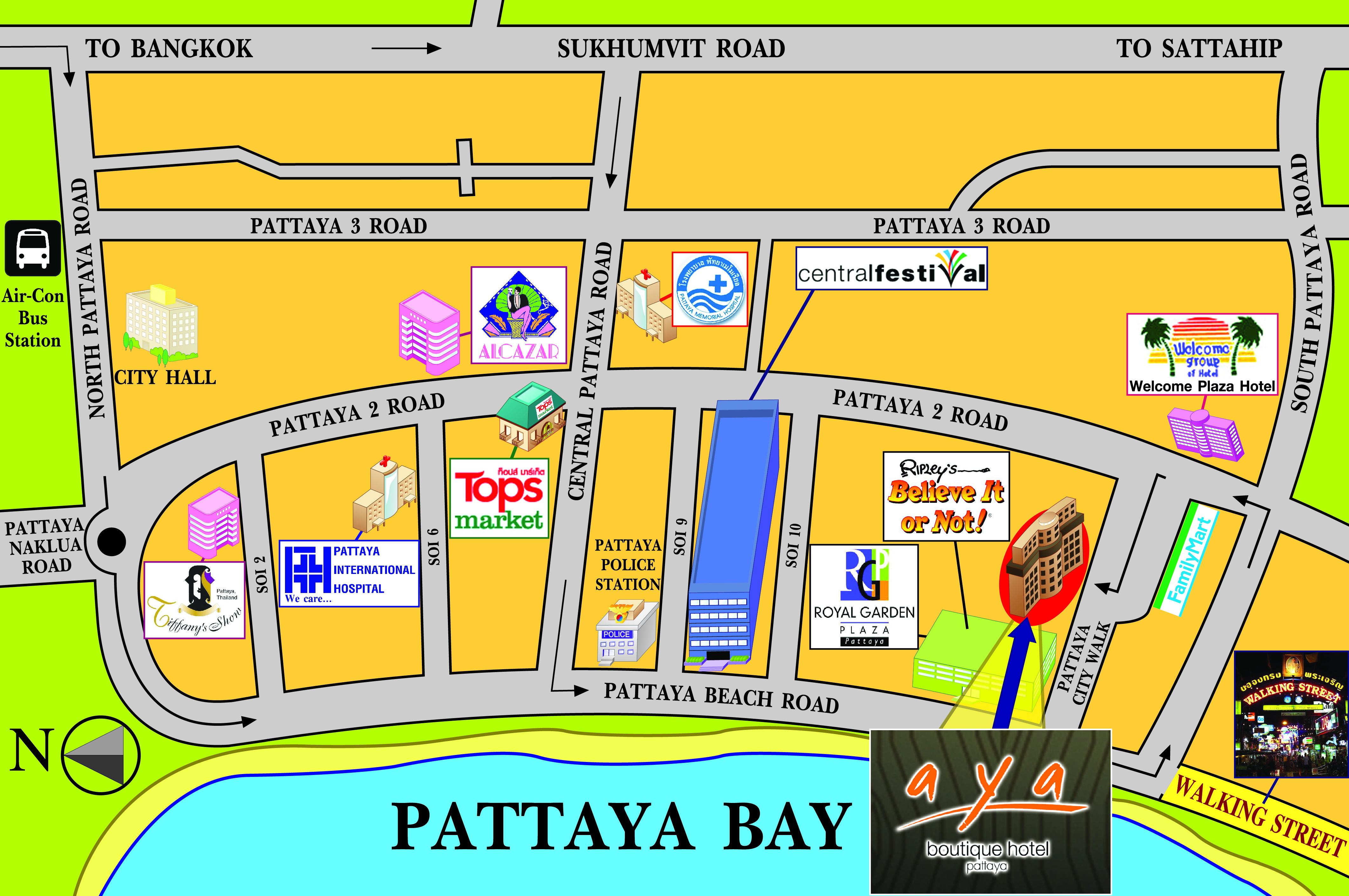 Aya Boutique Hotel Pattaya - Sha Plus Exteriér fotografie
